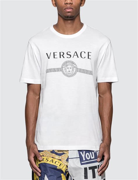 long sleeve versace t shirt mens|Versace collection men shirt white.